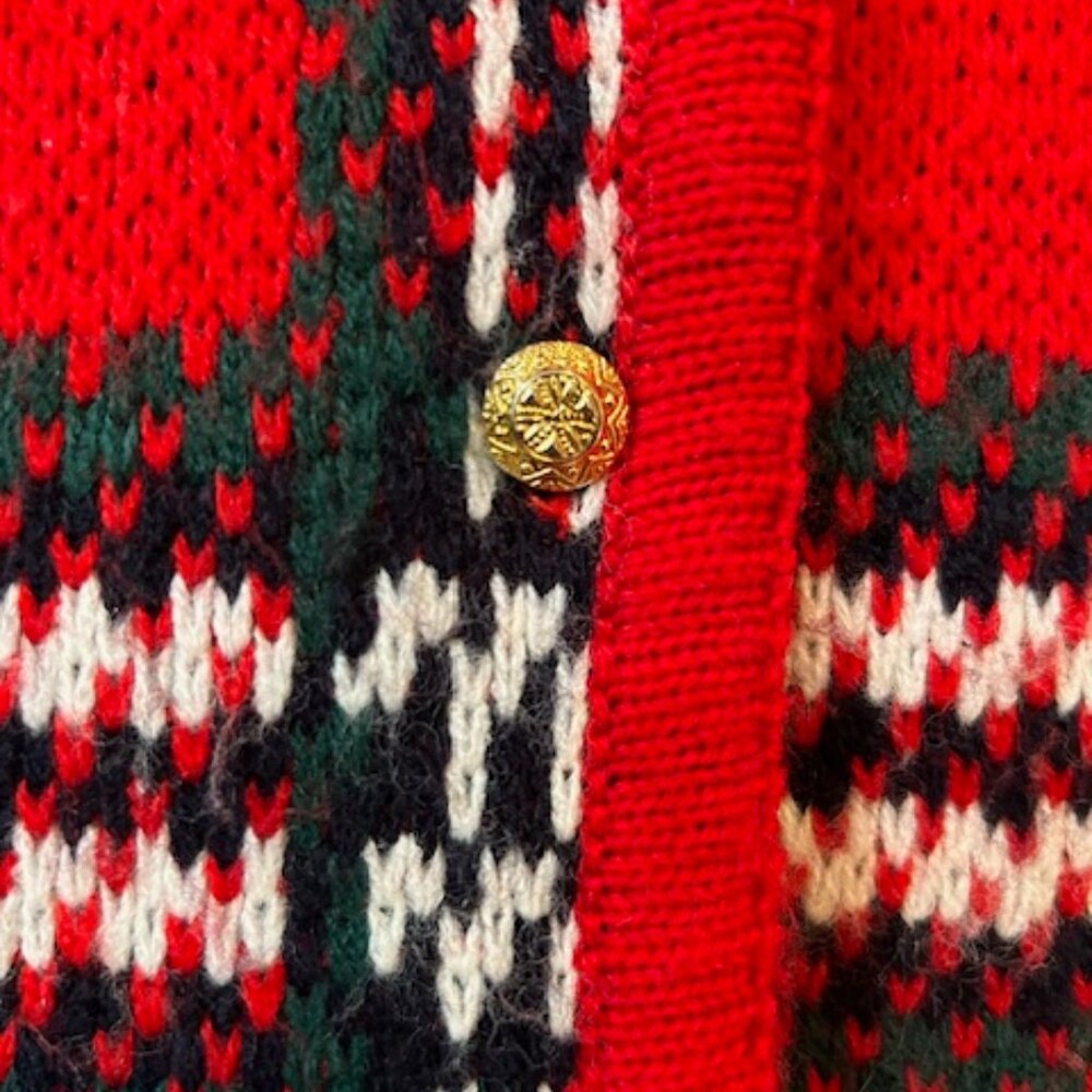 Festive Crystal-Kobe Petites Vintage Holiday Sweater- Size PSM - Picture 4 of 6